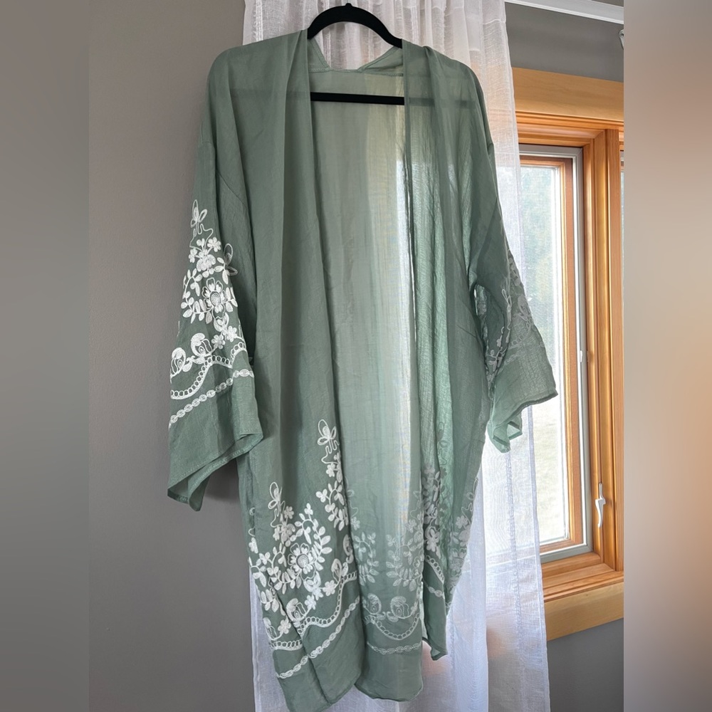 Embroidered Kimono